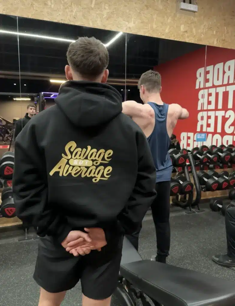 Savage Not Average Training with a client